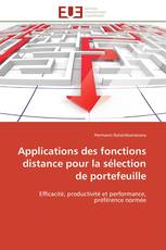 Applications des fonctions distance pour la sélection de portefeuille