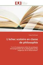 L’échec scolaire en classe de philosophie