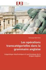 Les opérations transcatégorielles dans la grammaire anglaise