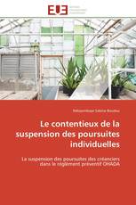 Le contentieux de la suspension des poursuites individuelles