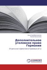 Дополнительное уголовное право Германии