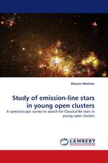 Study of emission-line stars in young open clusters