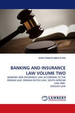 BANKING AND INSURANCE LAW VOLUME TWO