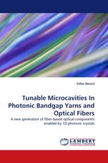 Tunable Microcavities In Photonic Bandgap Yarns and Optical Fibers