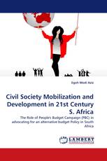 Civil Society Mobilization and Development in 21st Century S. Africa