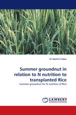 Summer groundnut in relation to N nutrition to transplanted Rice