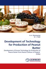 Development of Technology for Production of Peanut Butter