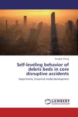 Self-leveling behavior of debris beds in core disruptive accidents