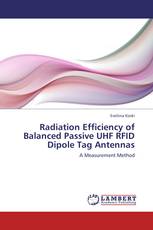 Radiation Efficiency of Balanced Passive UHF RFID Dipole Tag Antennas