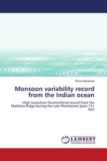 Monsoon variability record from the Indian ocean