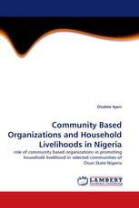 Community Based Organizations and Household Livelihoods in Nigeria