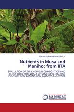 Nutrients in Musa and Manihot from IITA