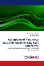 Adsorption of Hazardous Malachite Green on Low-Cost Adsorbents