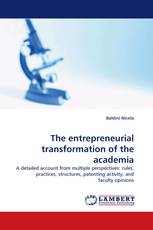 The entrepreneurial transformation of the academia