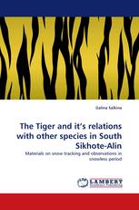 The Tiger and it's relations with other species in South Sikhote-Alin