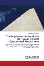 The implementation of the EU Human Capital Operational Programme