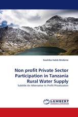 Non profit Private Sector Participation in Tanzania Rural Water Supply