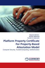 Platform Property Certificate For Property-Based Attestation Model