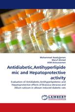 Antidiabetic,Antihyperlipidemic and Hepatoprotective activity