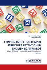 CONSONANT CLUSTER INPUT STRUCTURE RETENTION IN ENGLISH LOANWORDS