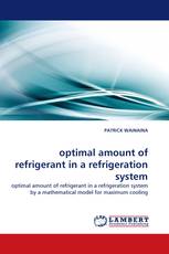 optimal amount of refrigerant in a refrigeration system