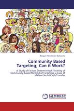 Community Based Targeting; Can it Work?