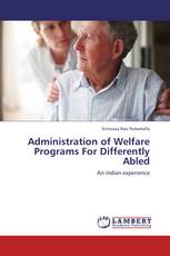 Administration of Welfare Programs For Differently Abled