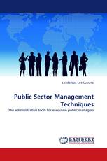 Public Sector Management Techniques