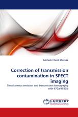 Correction of transmission contamination in SPECT imaging