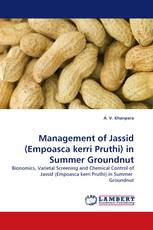 Management of Jassid (Empoasca kerri Pruthi) in Summer Groundnut