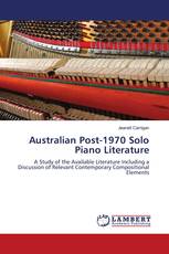 Australian Post-1970 Solo Piano Literature