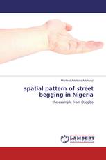spatial pattern of street begging in Nigeria