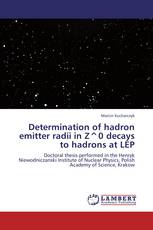 Determination of hadron emitter radii in Z^0 decays to hadrons at LEP