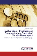 Evaluation of Development Communication Content of Yoruba Newspapers