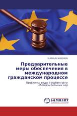 Предварительные меры обеспечения  в международном гражданском процессе