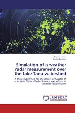 Simulation of a weather radar measurement over the Lake Tana watershed