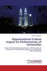 Organizational Culture Impact on Performances of Universities