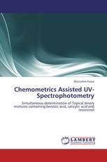Chemometrics Assisted UV-Spectrophotometry