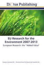 EU Research for the Environment 2007-2013