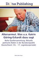 Altersarmut. Was u.a. Katrin Göring-Eckardt dazu sagt