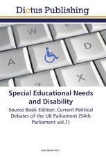 Special Educational Needs and Disability