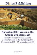 Nahostkonflikt. Was u.a. Dr. Gregor Gysi dazu sagt