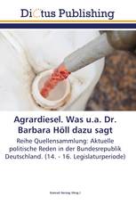 Agrardiesel. Was u.a. Dr. Barbara Höll dazu sagt