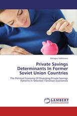 Private Savings Determinants In Former Soviet Union Countries