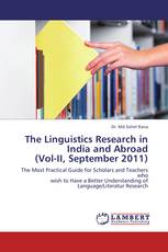 The Linguistics Research in  India and Abroad  (Vol-II, September 2011)