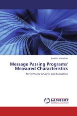 Message Passing Programs' Measured Characteristics