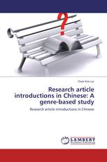 Research article introductions in Chinese: A genre-based study