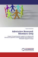 Admission Reserved: Members Only