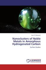 Nanoclusters of Noble Metals in Amorphous Hydrogenated Carbon