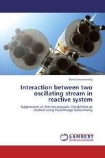 Interaction between two oscillating stream in reactive system